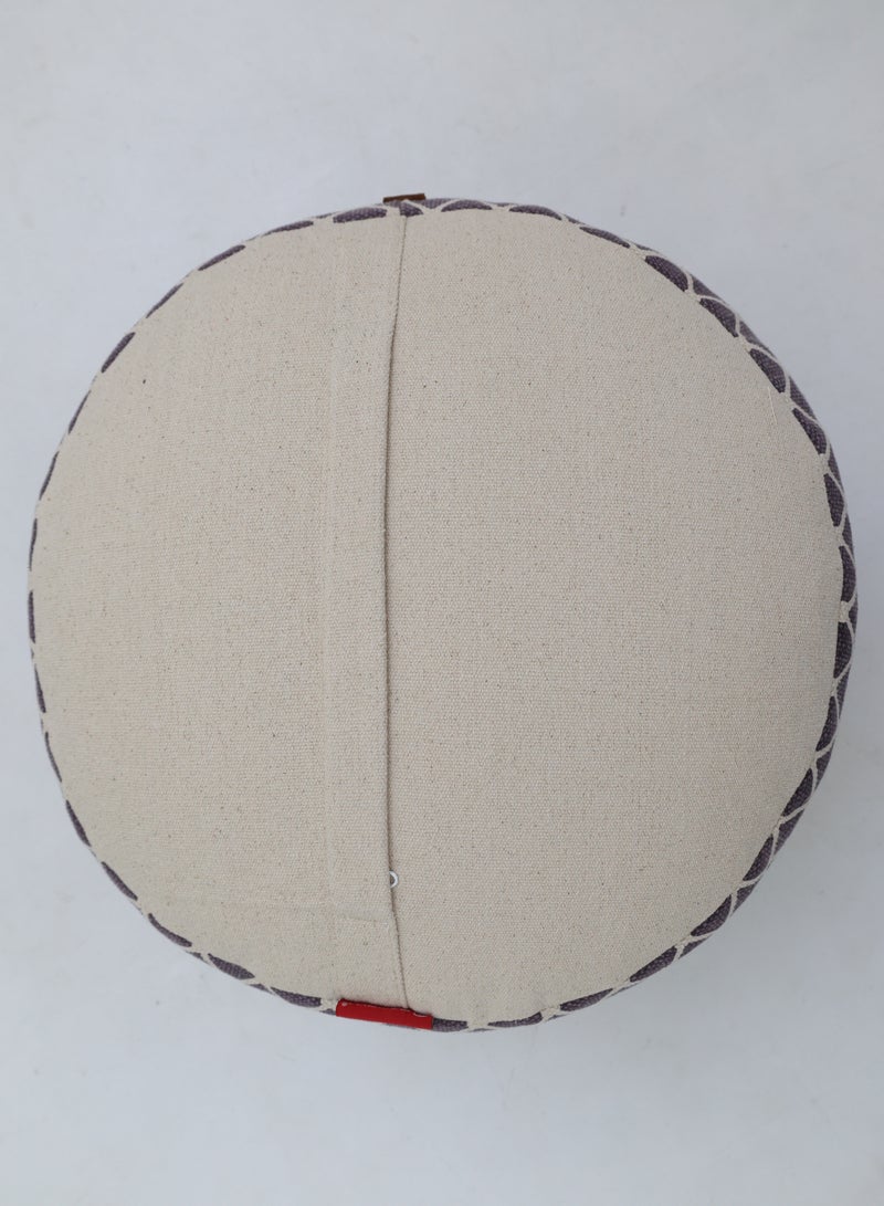 Ramsha Handmade home Decor Pouf – PF-184 (50x50x30cm)  - Image 4