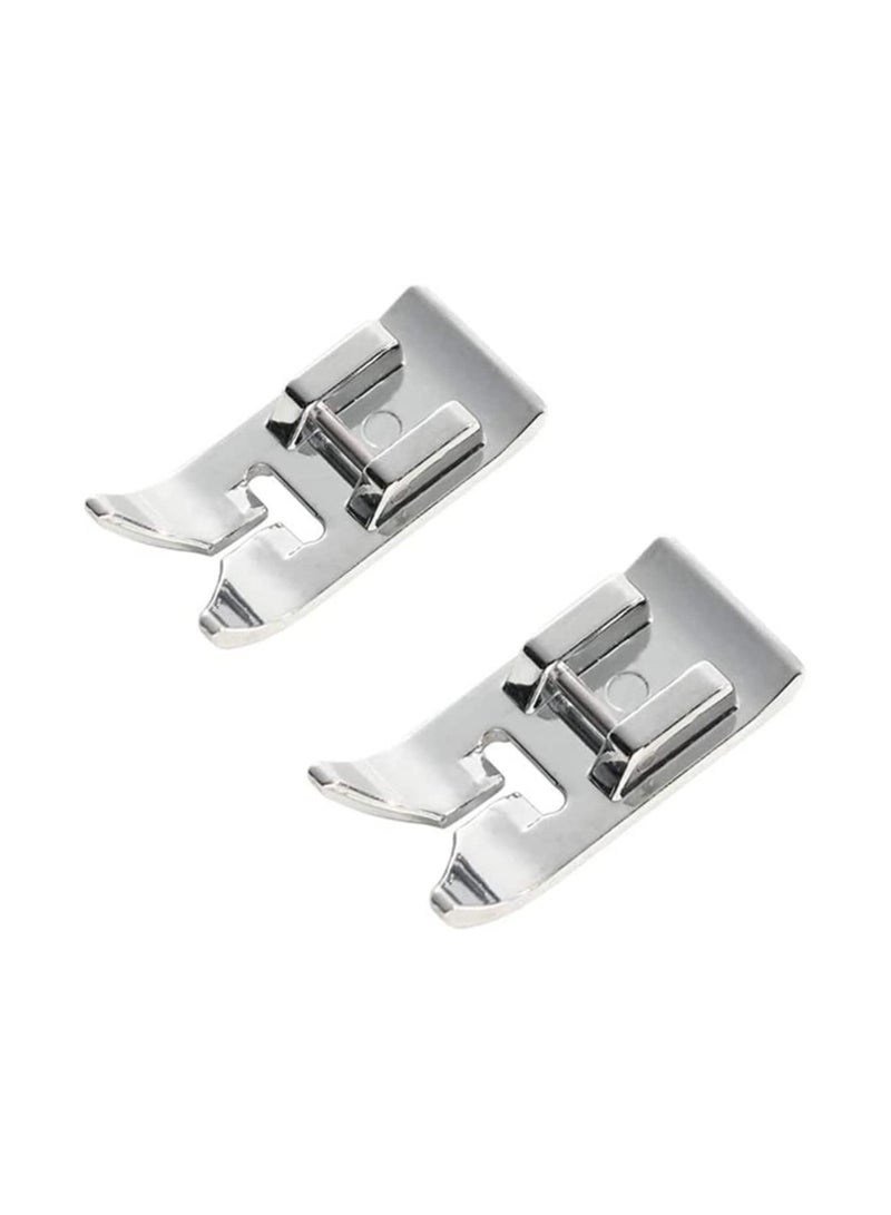 Y&D 6pcs Straight Stitch Foot Snap On Sewing Machine Presser Will Fit for Singer, Brother, Janome, Toyota, Etc Domestic Machines, Zig Zag Most Machines - Image 1