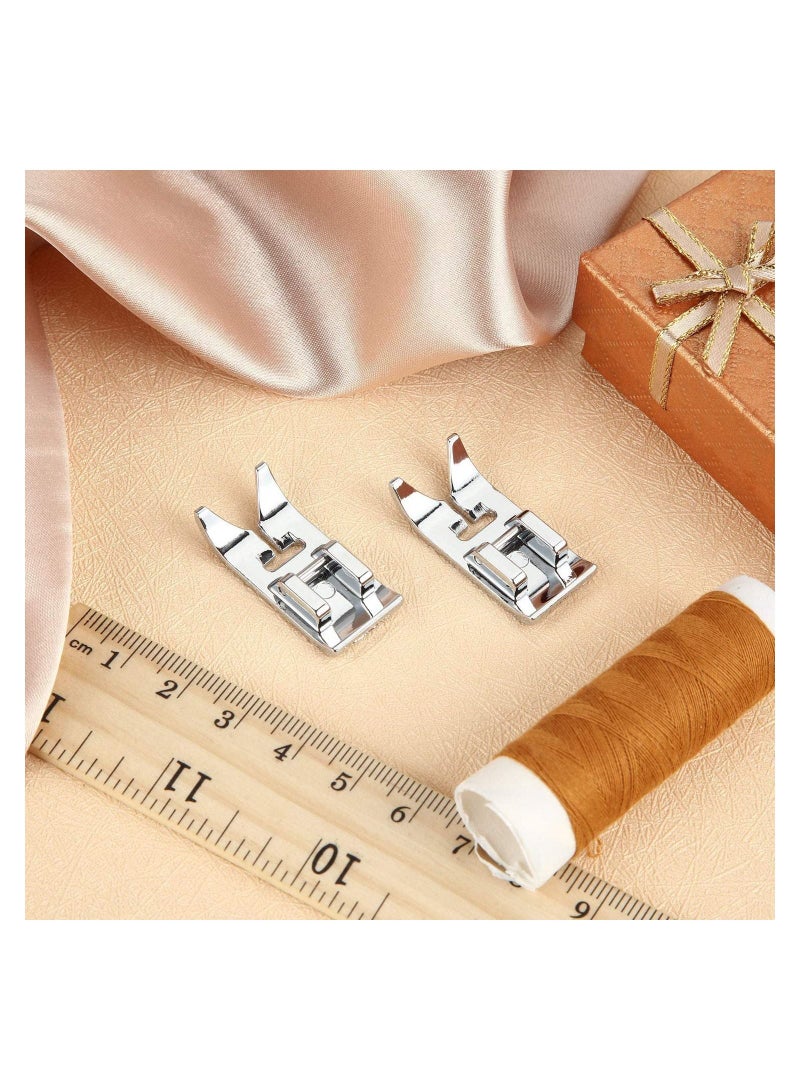 Y&D 6pcs Straight Stitch Foot Snap On Sewing Machine Presser Will Fit for Singer, Brother, Janome, Toyota, Etc Domestic Machines, Zig Zag Most Machines - Image 2