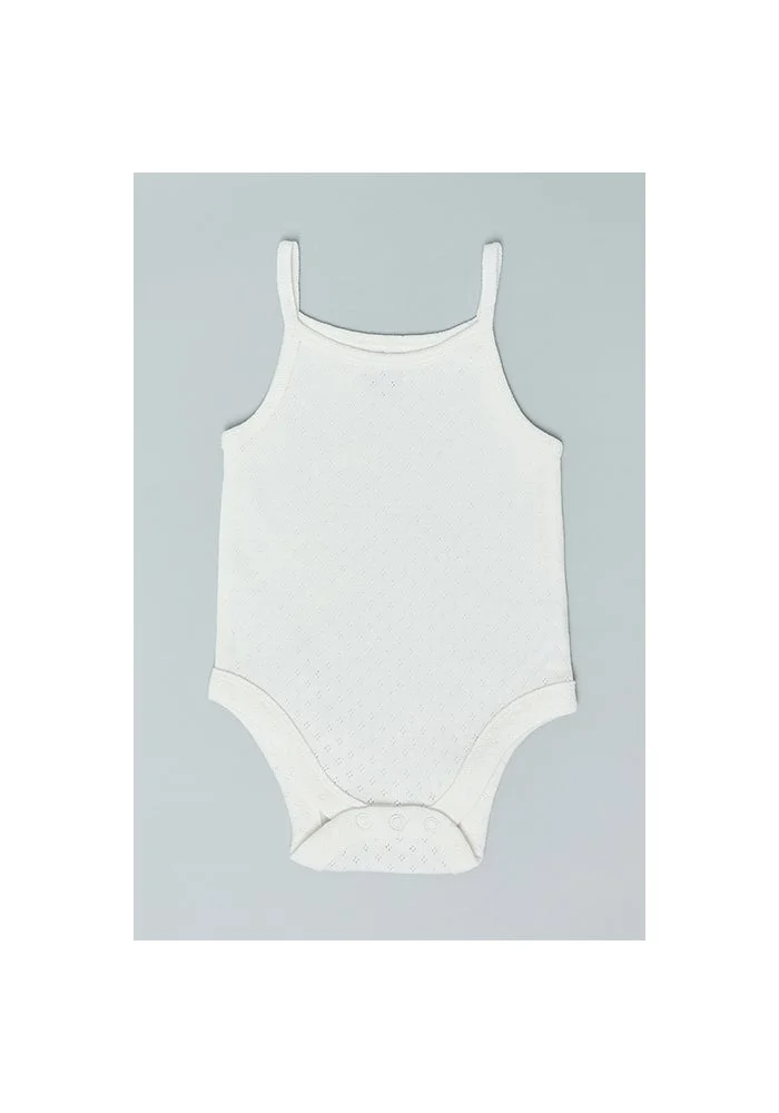 R&b 3 Pack Knitted Strappy Bodysuits