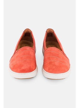 clarks Women Standard Nalle Violet Slip On Casual Shoes, Dark Orange  - Image 4