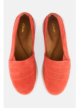 clarks Women Standard Nalle Violet Slip On Casual Shoes, Dark Orange  - Image 3