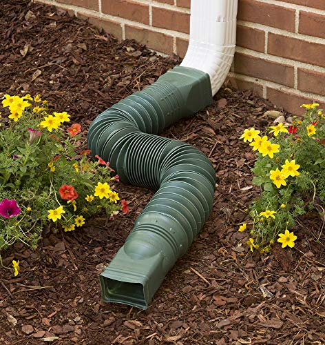 Flex-Drain 85011 Downspout Extension, Green - Image 4