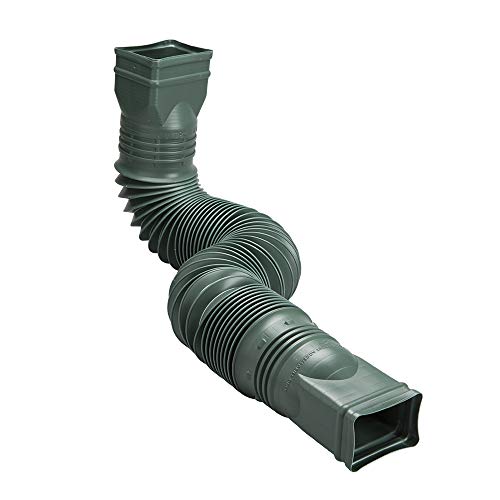Flex-Drain 85011 Downspout Extension, Green - Image 3