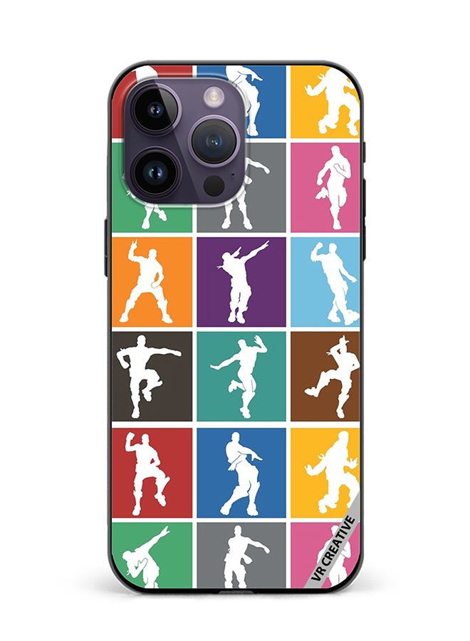 VR CREATIVE Protective Case Cover For Apple iPhone 15 Pro Max Fortnite Dance Design Multicolour - Image 1