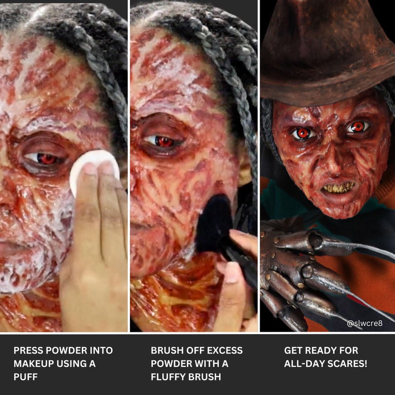 Mehron Makeup Colorset Powder | Translucent Setting Powder | Special Effects, Halloween, & Film 0.5 oz (14 g) - Image 3