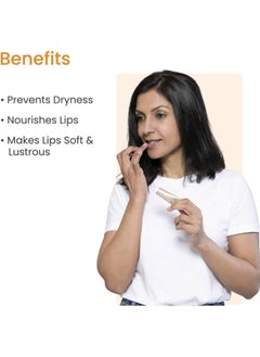 Earth Rhythm Lip Butter With Hyaluronic Acid- 10 GM | Prevent Dryness, Nourishes Lips, Makes Lip Soft  - Image 2