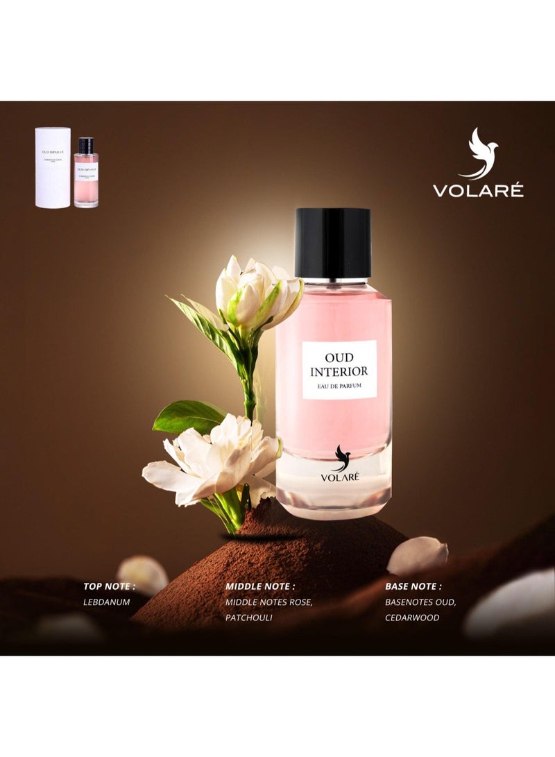 فولاري عطر عود إنتيريور او دي برفيوم من فولاري للنساء - 100 مل (مستوحى من عود أصبهان ) - Image 3