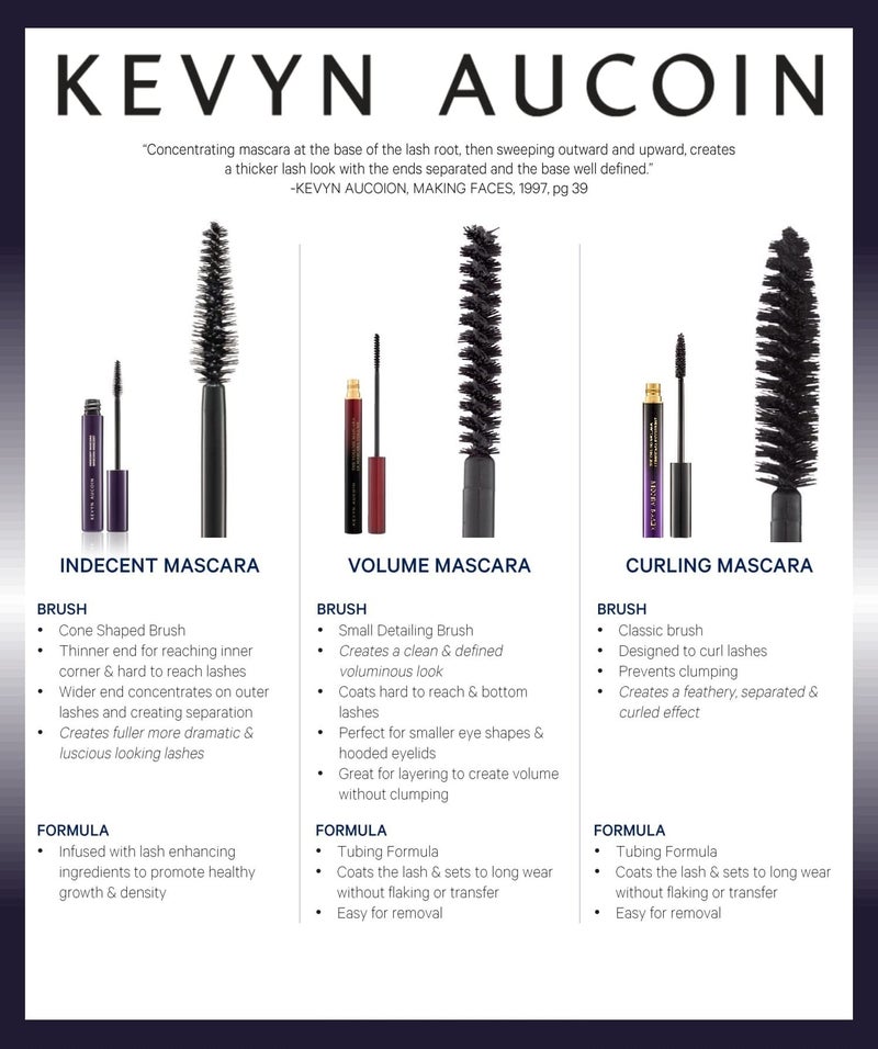 Kevyn Aucoin ماسكارا كيفين أوكوين الملتفة، سوداء: فرشاة حجم كلاسيكية. تقنية الأنابيب. ارتداء طوال اليوم. خالية من التكتلات والتقشر. الخيار المفضل لفناني المكياج المحترفين للحصول على حجم ورموش كثيفة ومنفصلة. إزالة سهلة بالماء. سوداء 0.18 أونصة (عبوة من 1) - Image 4