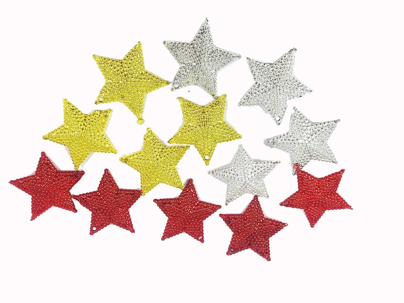 Evisha 4 feet Christmas Tree and 68 Pcs Tree Hanging Ornaments 2 caps Combo for Christmas Tree Decoration - Image 3