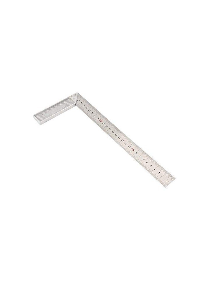 erorex 90 Degree Straight Ruler L Shaped Ruler Straightedge Right Angle Ruler Woodworking Measuring Gauge 30cm  - Image 3