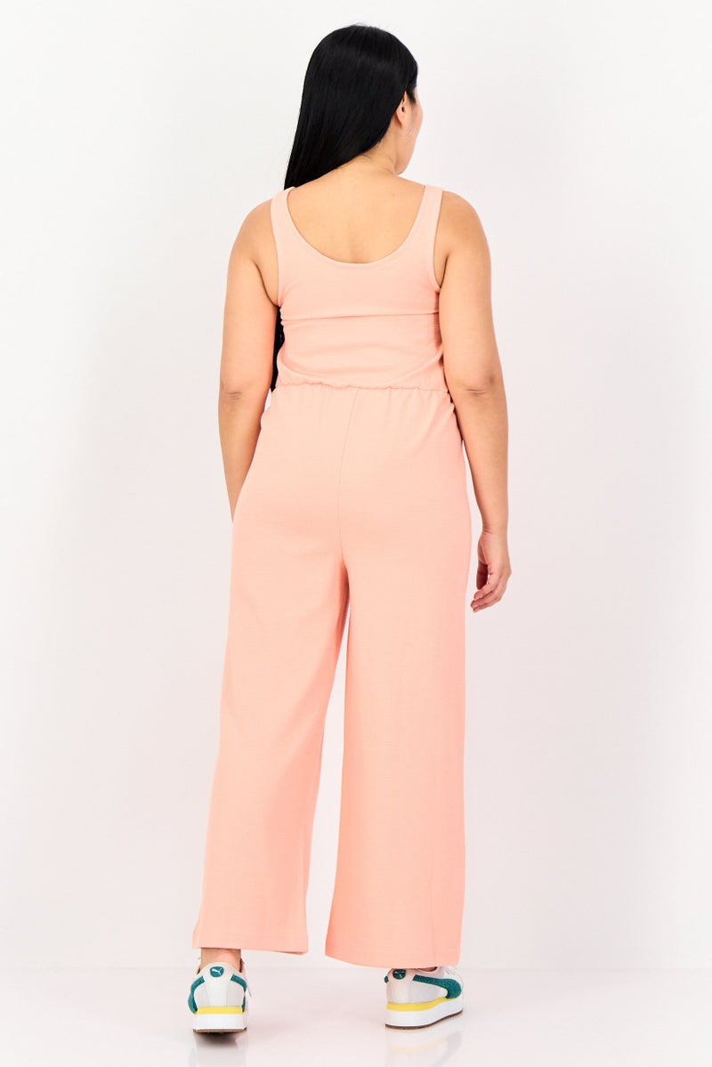 PUMA Women Sportswear Fit Sleeveless Outdoor Jumpsuit, Pink - Image 3