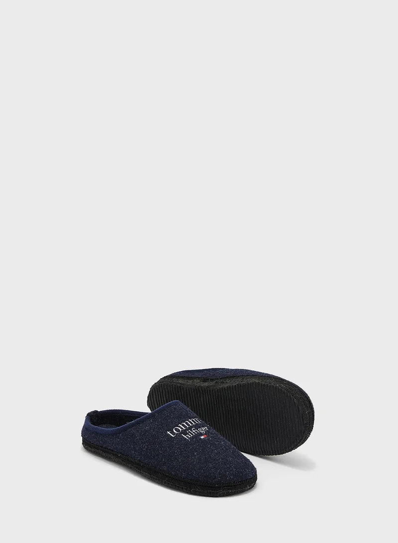 TOMMY HILFIGER Youth Logo Bedroom Slippers