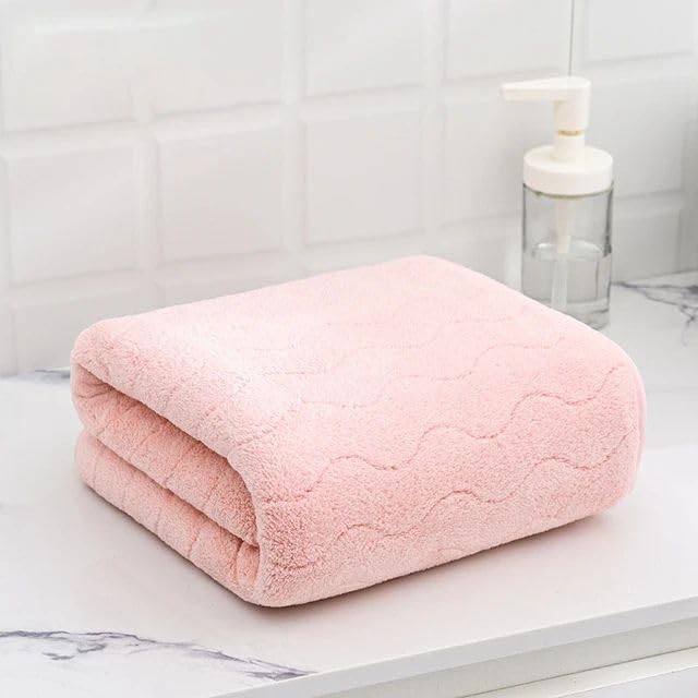 Reexplore Super Absorber Light Weight Microfiber Bathing Towel Soft Quick Dry Bath Towel for Men & Women with Hand Towel Combo -70 x 140cm + 35 X 70 cm, 350 GSM (1 Bath Towel + 1Hand Towel) - Image 3