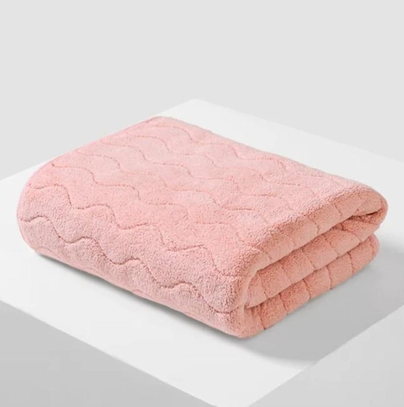 Reexplore Super Absorber Light Weight Microfiber Bathing Towel Soft Quick Dry Bath Towel for Men & Women with Hand Towel Combo -70 x 140cm + 35 X 70 cm, 350 GSM (1 Bath Towel + 1Hand Towel) - Image 4