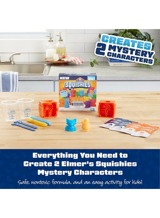 ELMER'S مجموعة أنشطة الأطفال من إلمر - مجموعة ألعاب قابلة للضغطDIY - تصنع 2 شخصيات غامضة - مجموعة من 12 قطعة - Image 4
