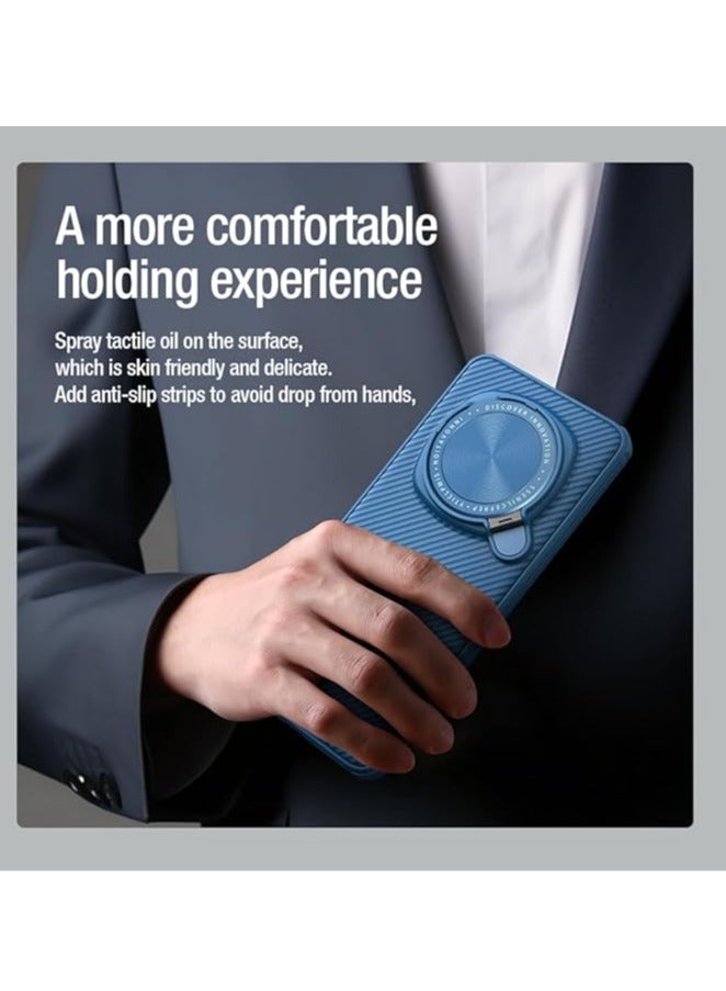 general Honor Magic 6 Pro Case, Camera Lens Privacy Protection, Foldable Stand, Soft TPU, Hard PC Back Case, Shockproof Corners, Airbags - Image 3