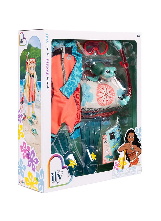 Disney Ily Moana Inspired Deluxe Accessory Pack Snorkel Set