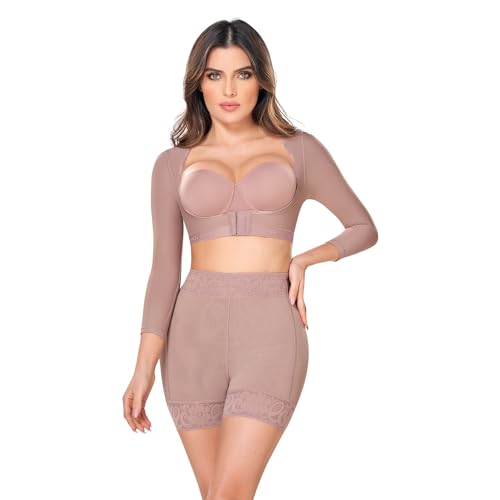 Ann Chery 5155 High Waist Short Butt Shaper | Butt Lifting Shapewear Tummy Control | Colombian Faja (US, Alpha, X-Small, Regular, Regular, Cocoa) - Image 2