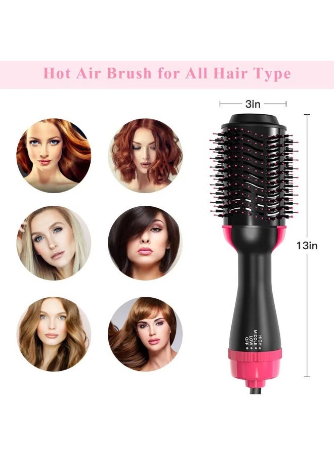 SHOPI 2-in-1 Electric Hot Air Brush Hair Dryer & Straightener – Professional Hair Styling Comb for Smooth, Curly & Voluminous Hair - Image 5