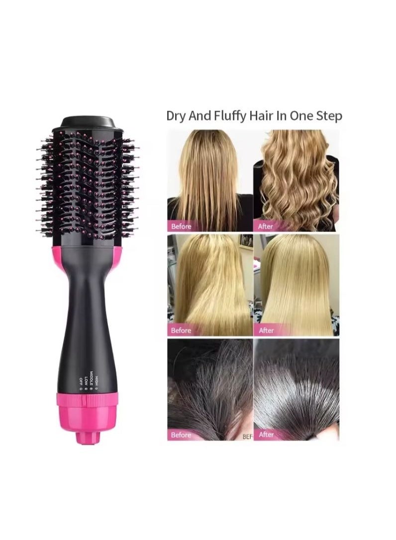 SHOPI 2-in-1 Electric Hot Air Brush Hair Dryer & Straightener – Professional Hair Styling Comb for Smooth, Curly & Voluminous Hair - Image 3