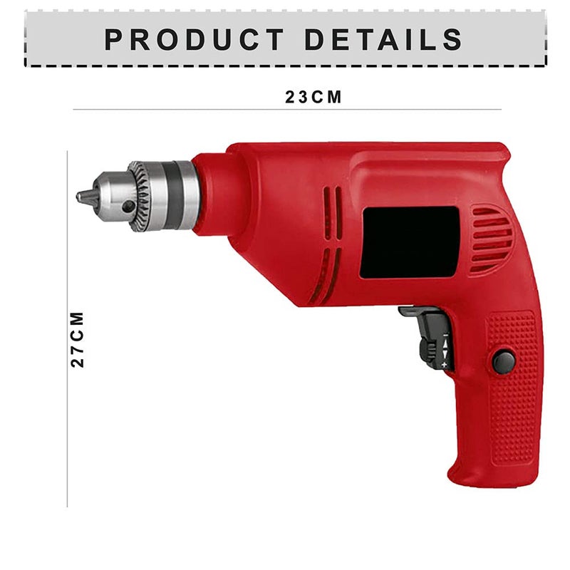 MLD 300W-400W 10mm Variable Speed Reversible Drill Machine With 5 Pcs HSS Drill Bit set and 11 Pcs Hole saw cutter - Image 3