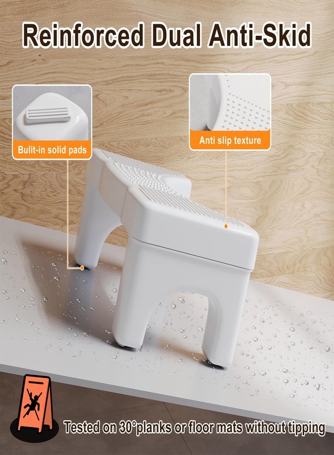 Aofure Premium Toilet Stool Squat for Adults, Non-Slip Squatting Poop Stool for Bathroom, Portable Toilet Pooping Stool for Adult/Kids, 7 Inch Potty Foot Step, US Patented - Image 3