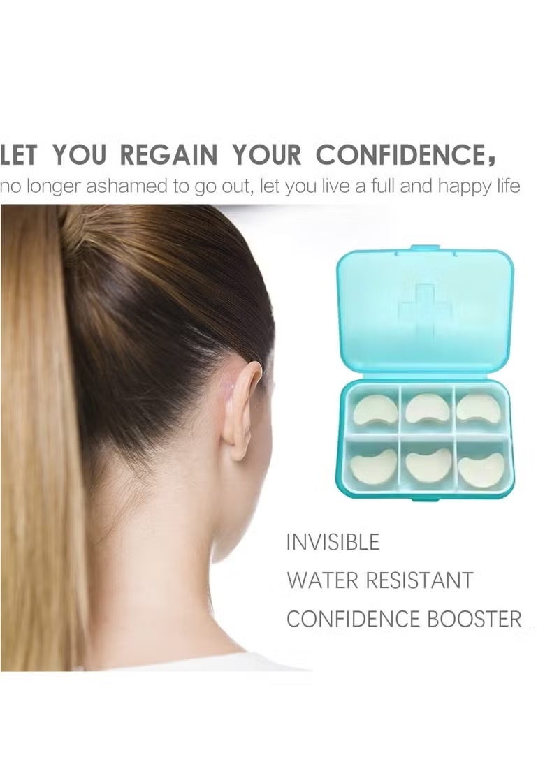 EELHOE 6 Pcs Cosmetic Discreet Protruding Ear Corrector - Corrective Ear Care Products for Ear Pinning, Corrected Waterproof Ear Patch - Image 5