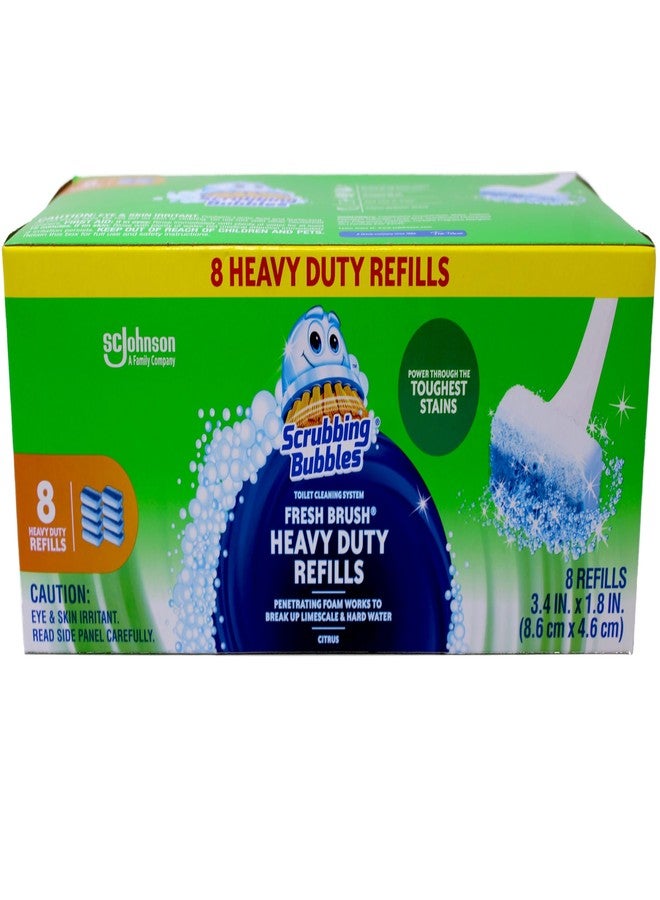 Scrubbing Bubbles Fresh Brush Heavy Duty Refill 8 Count - Image 1