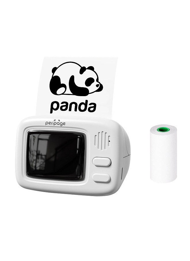 PeriPage - A2 Mini Thermal Printer Pocket Label Maker All in One BT Connect Adhesive Tag DIY Date icture Photo Label Memo Notes Journal Receipt with 1pcs Thermal Paper Roll - Image 1