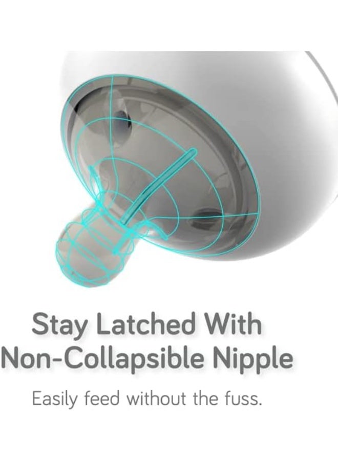 NANOBÉBÉ Nanobebe Flexy Silicone Bottles Nipples Triple Vented Twin-Pack - Slow Flow - Image 5