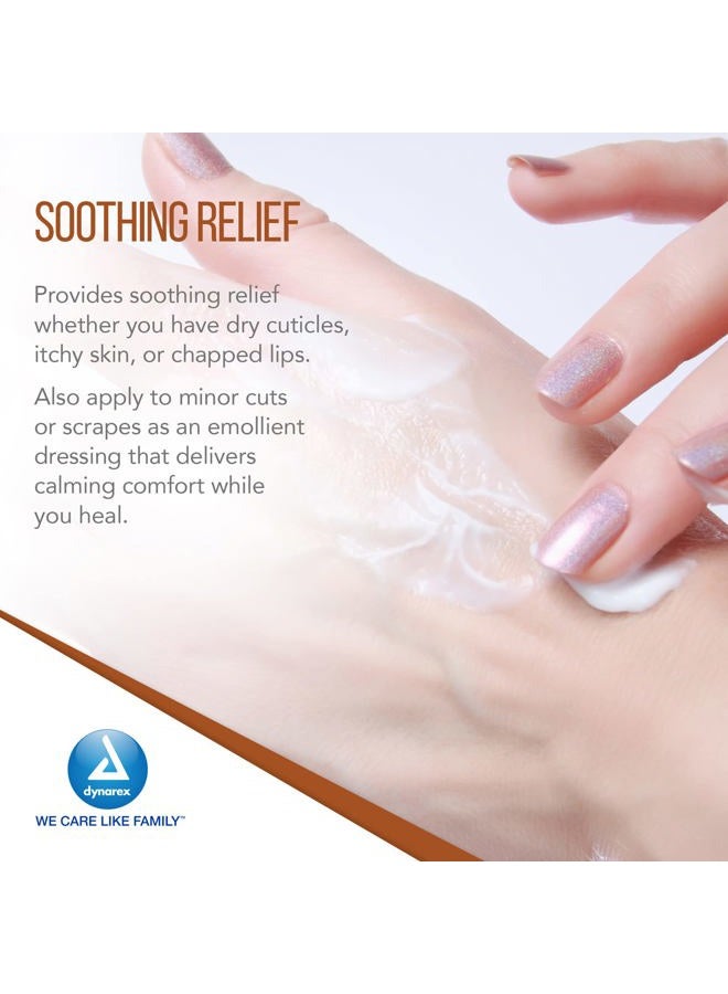 Dynarex فازلين أبيض، جل بترولي للبشرة الجافة، التالفة أو المتشققة، فازلين أبيض مهدئ لتهيج البشرة الطفيف، 4 أونصات. أنابيب، 1 صندوق يحتوي على 6 أنابيب - Image 4