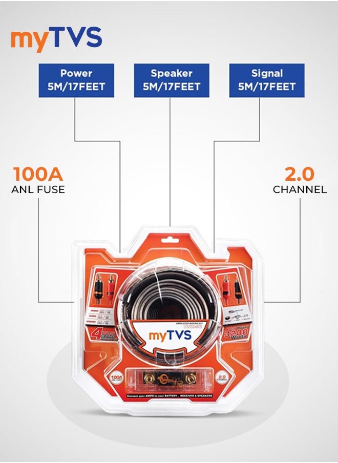 myTVS myTVS TWK-56-4G 4Gauge Amp Wiring Kit  - Image 3