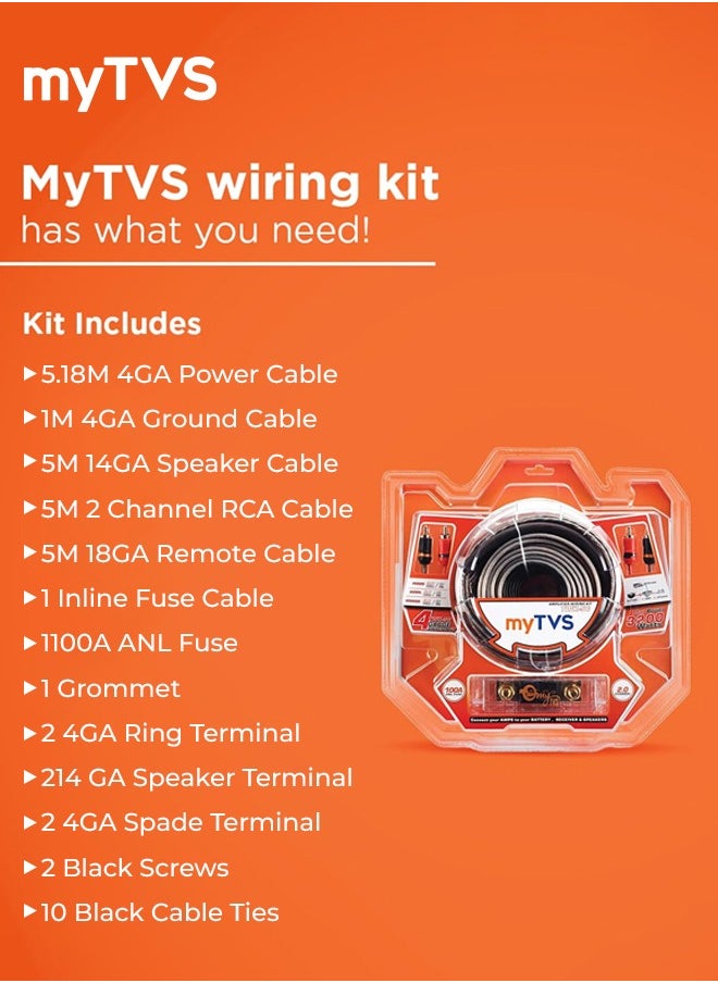myTVS myTVS TWK-56-4G 4Gauge Amp Wiring Kit  - Image 5