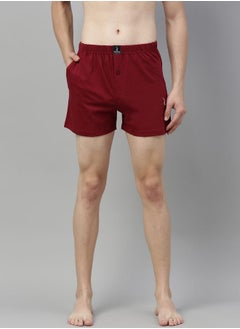 Cotton Elastic Waistband Knit Boxer by Styli