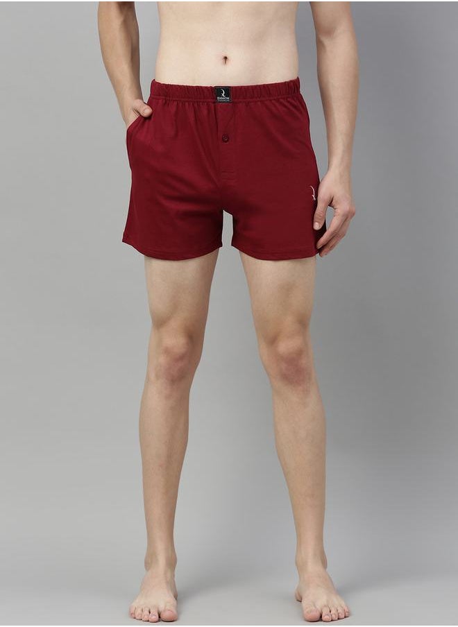 Dillinger - Cotton Elastic Waistband Knit Boxer by Styli - Image 1