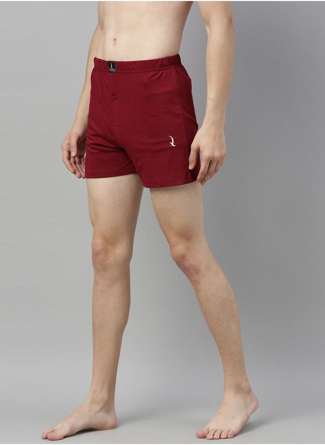 Dillinger - Cotton Elastic Waistband Knit Boxer by Styli - Image 1