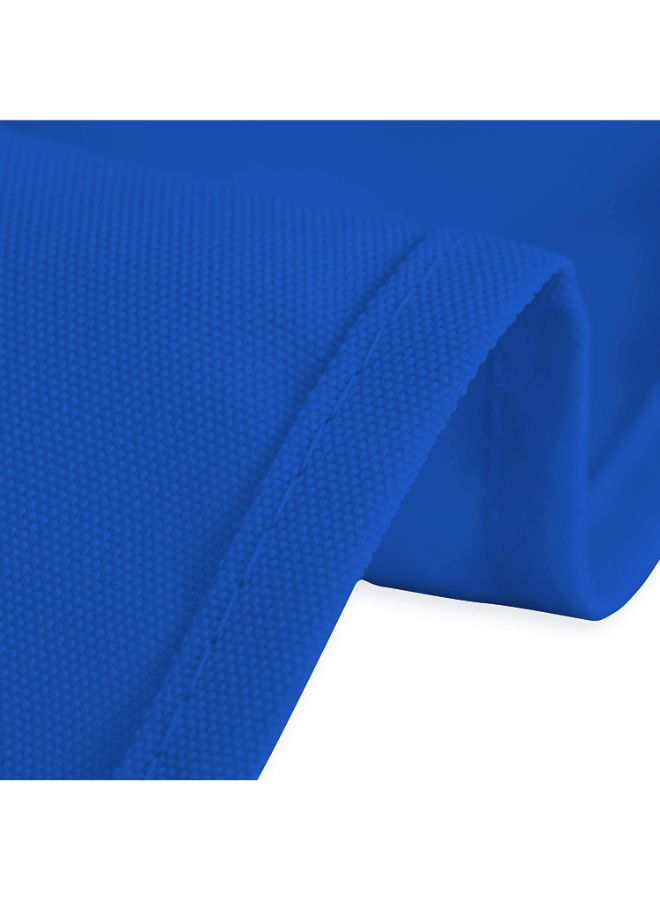 لينين تايبل كلوث مفرش للطاولة بنمط سادة أزرق ملكي 60 x 126بوصة - Image 2