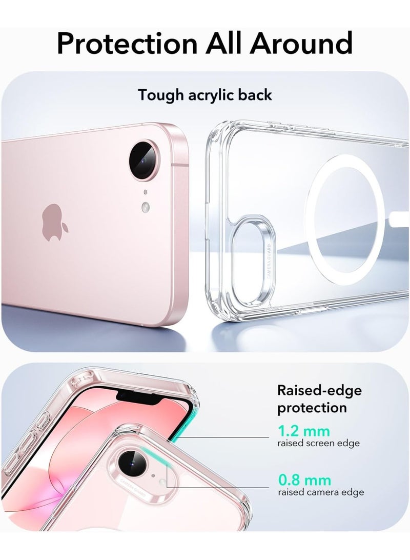 TWEGGON Clear Magsafe Case for iPhone 17e/16e, Protective Magsafe Case Compatible with iPhone 17e/iPhone 16e Clear - Image 3