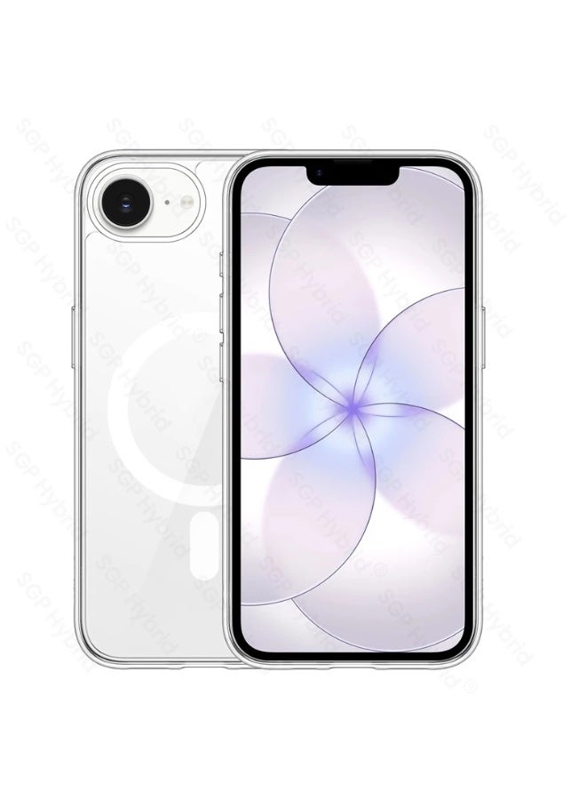 TWEGGON Clear Magsafe Case for iPhone 17e/16e, Protective Magsafe Case Compatible with iPhone 17e/iPhone 16e Clear - Image 2