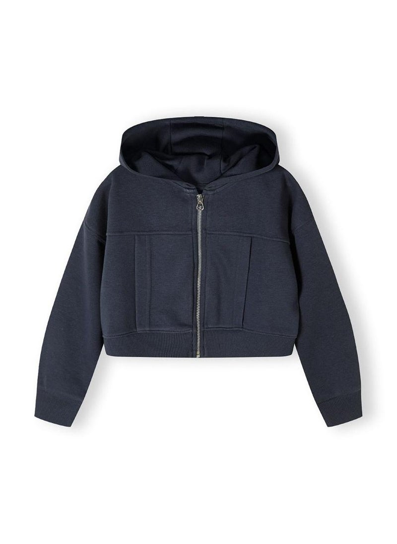 مينوتي طقم رياضي للبنات بجاكيت بغطاء رأس وسروال مريح - Image 4