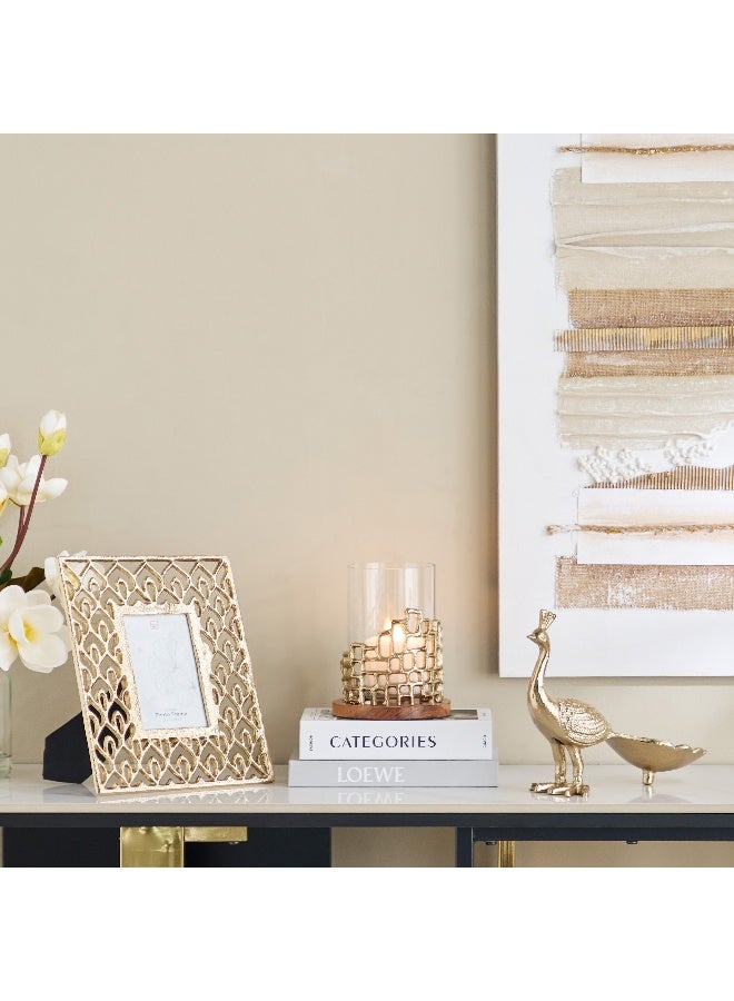 Home Box Ozawa Cutwork Aluminium Single Photo Frame - 23x2x29 cm - Image 5