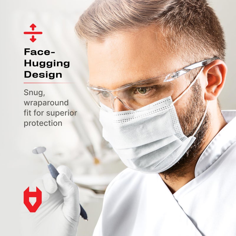 NoCry ANSI Z87.1 Safety Glasses with Scratch Resistant Coating - Anti Fog Safety Glasses, Clear Safety Glasses for Men, 100% UV Resistant Eye Protection Glasses - Suitable for Indoor or Outdoor Use - Image 3