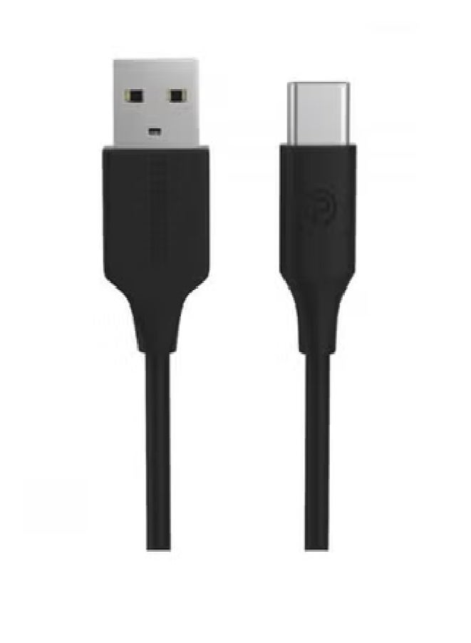 بايسيل موصل من النوع C بطول 120 سم، مصنوع من الجلد الأسود - Image 2