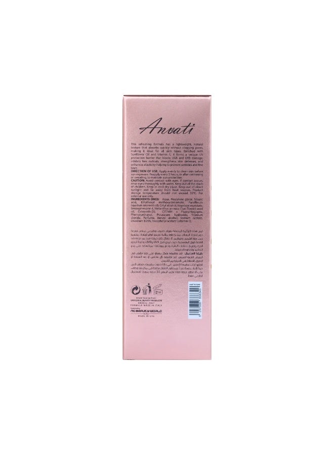 Anvati Hydrating Sunblock with Foundation – Moisturizing Tinted Sunscreen with SPF for Daily UV Protection | Skin Tone Correcting, Lightweight, Non-Greasy Sun Protection Cream for Smooth & Even Coverage - Image 4