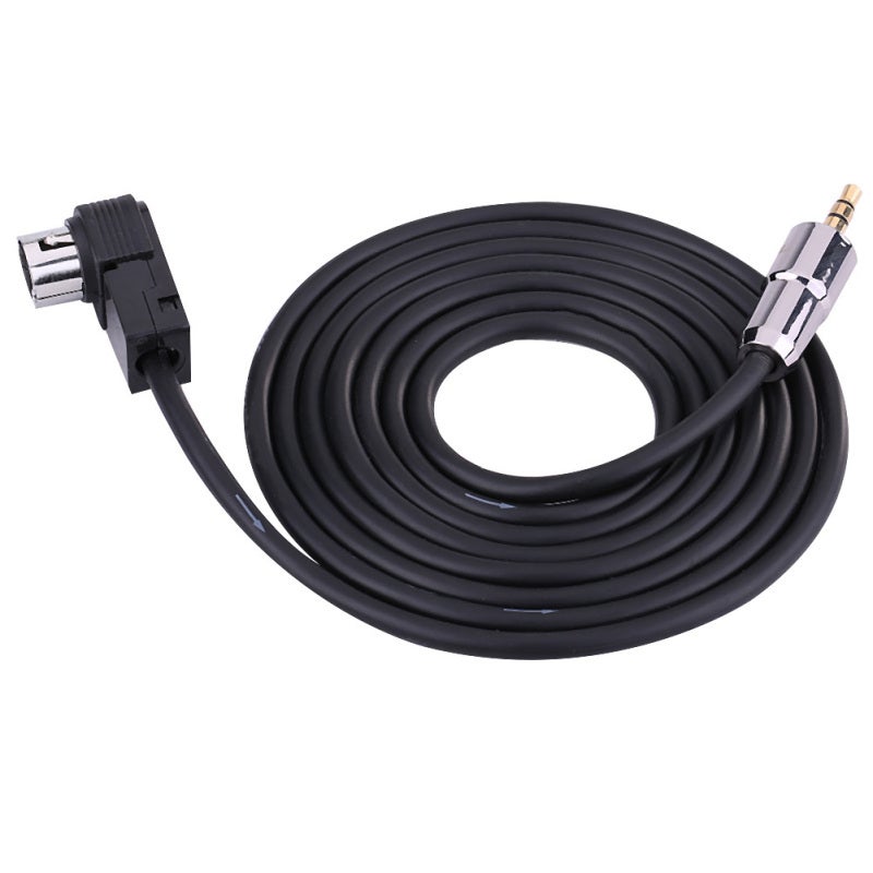 CHOSEAL Car AUX In Audio Cable 1.5m Black Gilded Head - Minimizes Signal Loss for Clearer Audio - CD Player Adapter for Alpine Unilink Head Units - Image 2