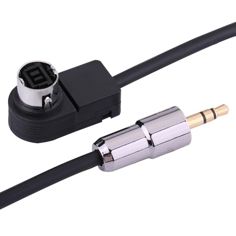 CHOSEAL Car AUX In Audio Cable 1.5m Black Gilded Head - Minimizes Signal Loss for Clearer Audio - CD Player Adapter for Alpine Unilink Head Units - Image 5