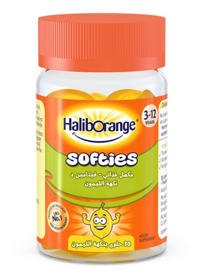 Haliborange Kids Vitamin D 30 Lemon Gummies - Image 1