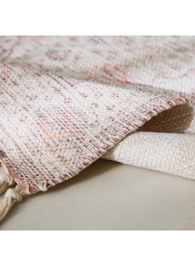 Home Box Glimmer Juana Handmade Printed Dhurrie 90 x 60 cm - Image 4