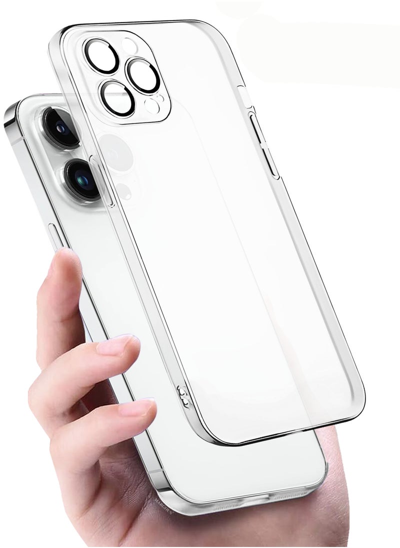CATANES (for iPhone 14 Pro) Case Cover Air Skin Series Back Cover Sturdy Durable Thin Case Drop Protection Cover - Transparent White  - Image 4